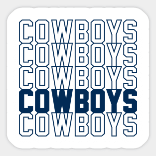 COWBOYS Sticker
